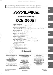 Alpine KCE-300BT Mode D'emploi