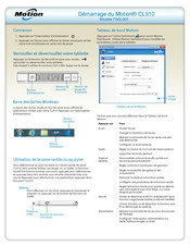 Motion CL910 Démarrage