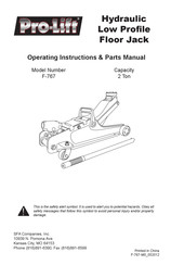 Pro-Lift F-767 Mode D'emploi