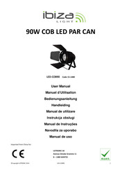 Ibiza Light LED-COB90 Manuel D'utilisation