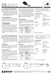 Monacor DH-95N Notice