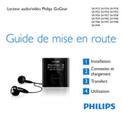Philips GoGear SA1929/37B Guide De Mise En Route