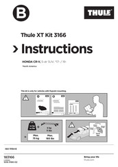 Thule 3166 Instructions