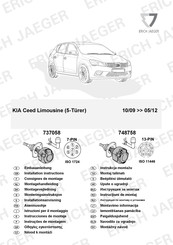 Erich Jaeger 737058 Consignes De Montage