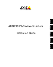 Axis 213 Guide D'installation