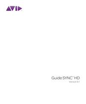 Avid SYNC HD Mode D'emploi