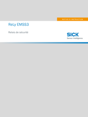 SICK ReLy EMSS3 Notice D'instruction