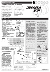 PEDROLLO PRESFLO Multi Notice D'instructions