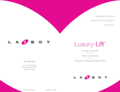 La-Z-Boy Luxury-Lift Instructions