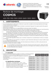 Atlantic COSMOS 2600 Notice De Montage
