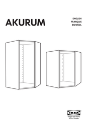 IKEA AKURUM Série Mode D'emploi