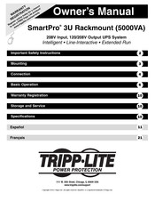 Tripp-Lite SmartPro SM5000RT3UTAA Manuel Du Propriétaire