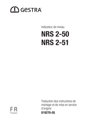 GESTRA NRS 2-51 Traduction Des Instructions De Montage Et De Mise En Service D'origine