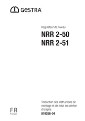 GESTRA NRR 2-51 Traduction Des Instructions De Montage Et De Mise En Service D'origine