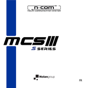 Nolangroup N-Com MCS III S Serie Mode D'emploi