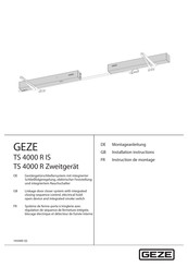 Geze TS 4000 R IS Instructions De Montage