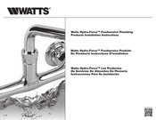 Watts Hydro-Force LFF-WST8-S12S Instructions D'installation