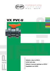 FIP VX PVC-U Mode D'emploi