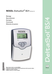 Resol DeltaSol BS/4 Mode D'emploi
