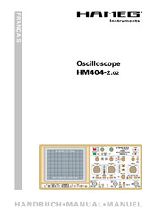 Hameg Instruments HM404-2.02 Manuel