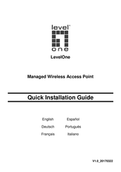 LevelOne WAP-6017 Guide D'installation Rapide