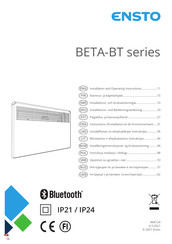 ensto BETA15-BT-EB-IP24 Instructions D'installation Et De Fonctionnement