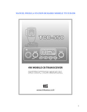 TTI TCB-550 Manuel D'instructions