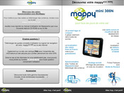 Mappy mini 300N Mode D'emploi