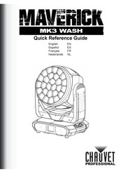 Chauvet Professional Maverick MK3 Wash Guide De Référence Rapide