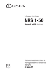 Gestra NRS 1-50 Traduction Des Instructions De Montage Et De Mise En Service D'origine