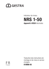 GESTRA NRS 1-50 Traduction Des Instructions De Montage Et De Mise En Service D'origine