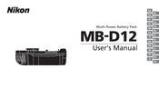 Nikon MB-D12 Manuel D'utilisation