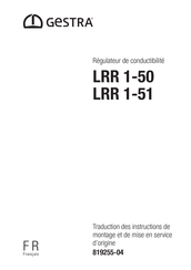 Gestra LRR 1-50 Traduction Des Instructions De Montage Et De Mise En Service D'origine