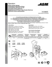 ASM Zip-Spray 2100 Plus 240V Instructions D'opération