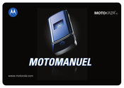 Motorola MOTOKRZR K1 Manuel