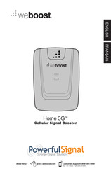 weBoost Home 3G Mode D'emploi
