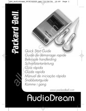 Packard AudioDream Guide De Démarrage Rapide