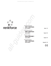 Renkforce DAB 1 Notice D'emploi