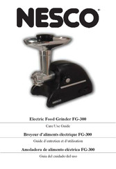 Nesco FG-300 Guide D'entretien Et D'utilisation