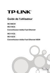 TP-Link MC112CS20 Guide De L'utilisateur