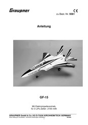 GRAUPNER GF-15 Instructions De Montage