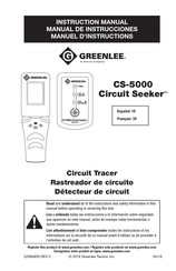 Greenlee Circuit Seeker CS-5000 Manuel D'instructions