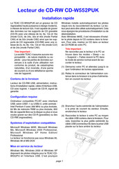 Teac CD-W552PUK Manuel D'utilisation