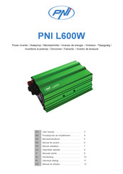 PNI L600W Manuel Utilisateur