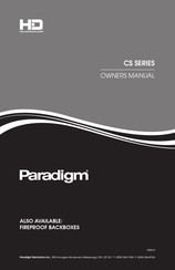 Paradigm CS-80R Manuel Du Propriétaire
