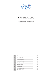 PNI LED 2000 Manuel Utilisateur