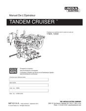 Lincoln Electric TANDEM CRUISER 12332 Manuel De L'opérateur