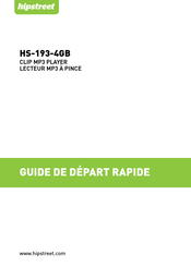 Hipstreet 193 Serie Guide De Départ Rapide