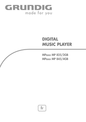 Grundig MPaxx MP 845/4GB Mode D'emploi