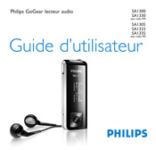 Philips GoGear SA1335 Guide D'utilisateur